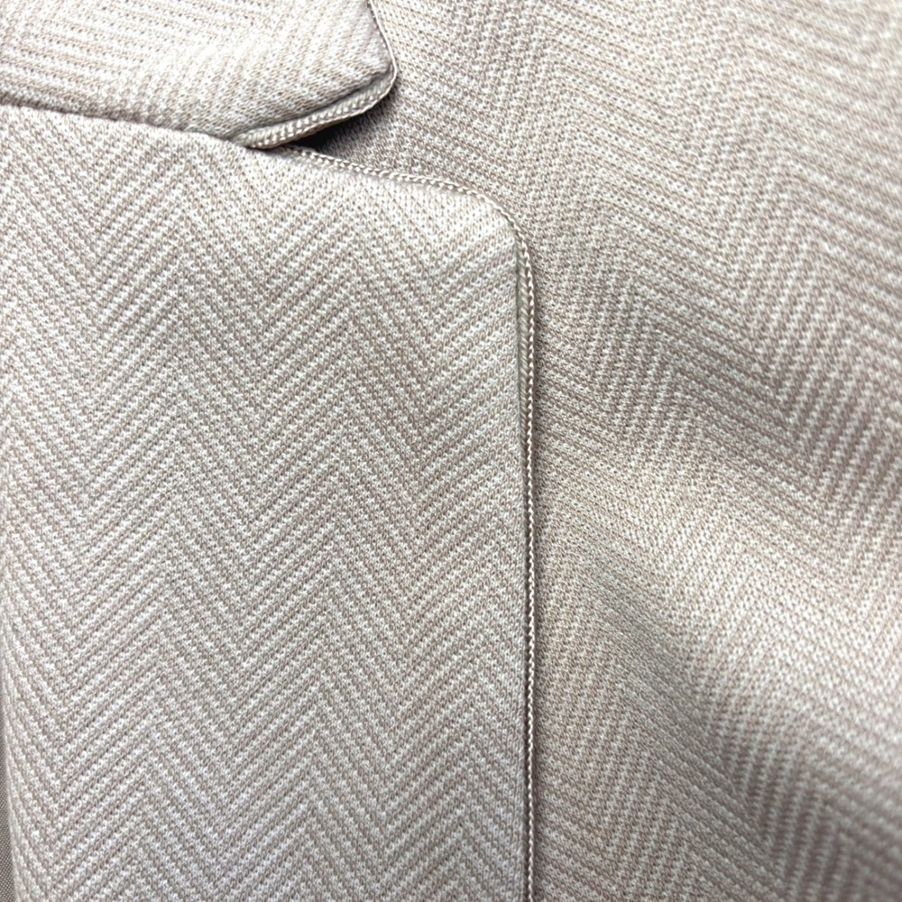Ann Taylor Petite Mauve Pink Herringbone Single Button Blazer Jacket Sz 14P NEW - Picture 7 of 8